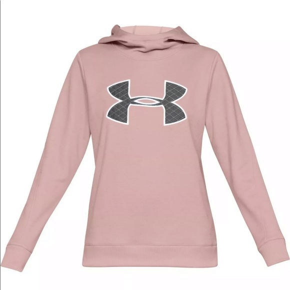 Under Armour Tops - Under Armour Women's Rose Big Logo Hoodie New